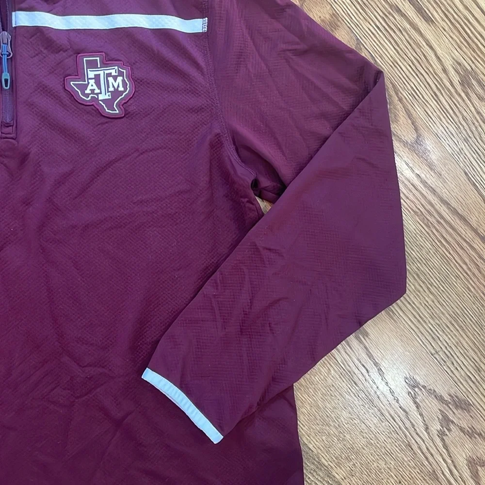 Texas A&M Adidas Quarter Zip Pullover. Size Medium. New W/O Tags.